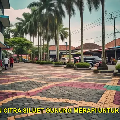 Transformasi Area Publik dengan Paving Conblock Siluet Merapi Menakjubkan Jogja